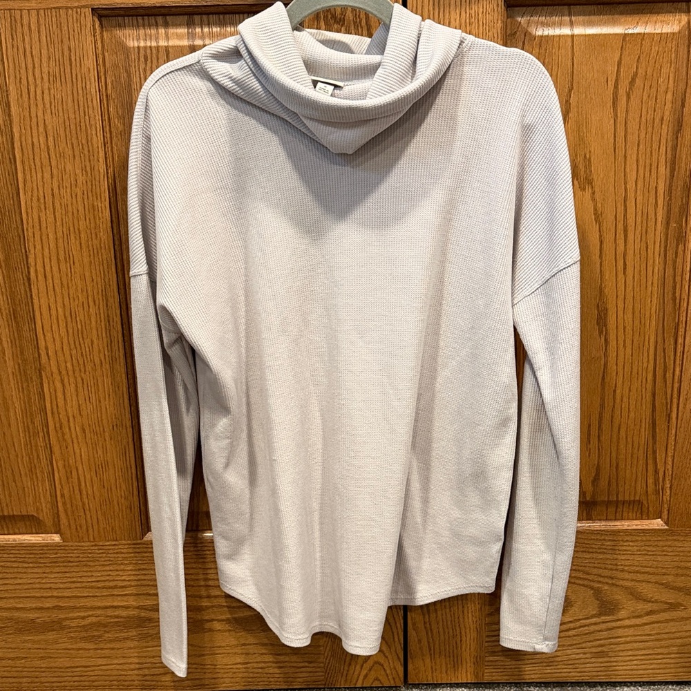 a new day Cowl Neck Sweater - Soft Gray